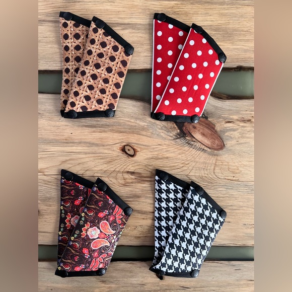 Onesole Set Of 8 Patterned Multicolor Snap On Tops - Picture 3 of 5